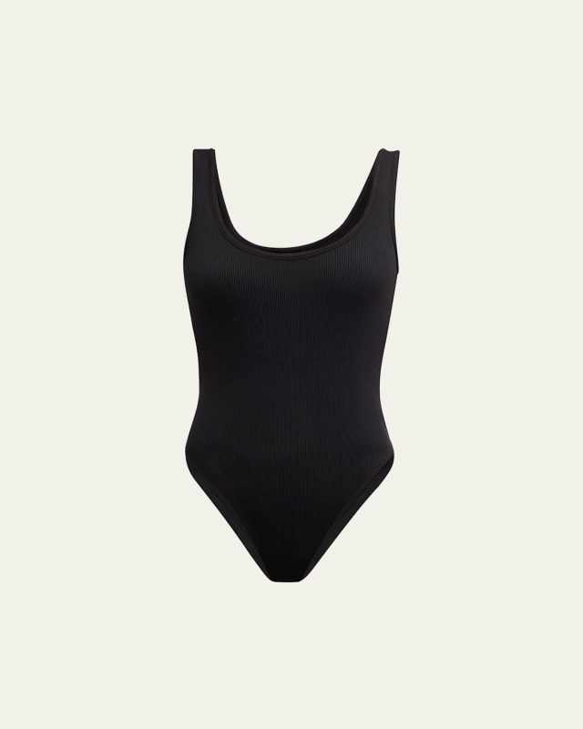 Nica Scoop-Neck Tank Bodysuit